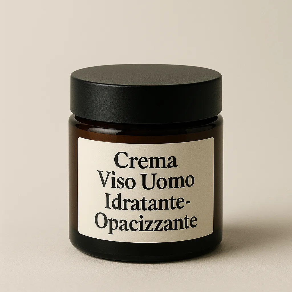 Crema Viso Uomo Idratante-Opacizzante